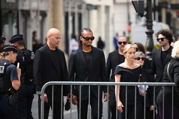 Audrey Crespo-Mara marquée aux obsèques de Thierry Ardisson - Obsèques de Thierry Ardisson ©