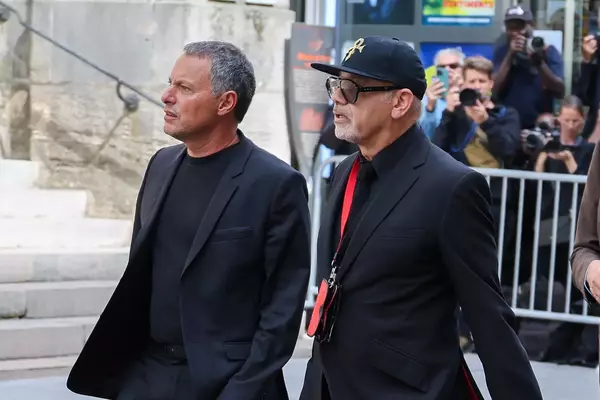 Marc-Olivier Fogiel, ennemi juré de Thierry Ardisson, présent aux obsèques - Obsèques de Thierry Ardisson ©